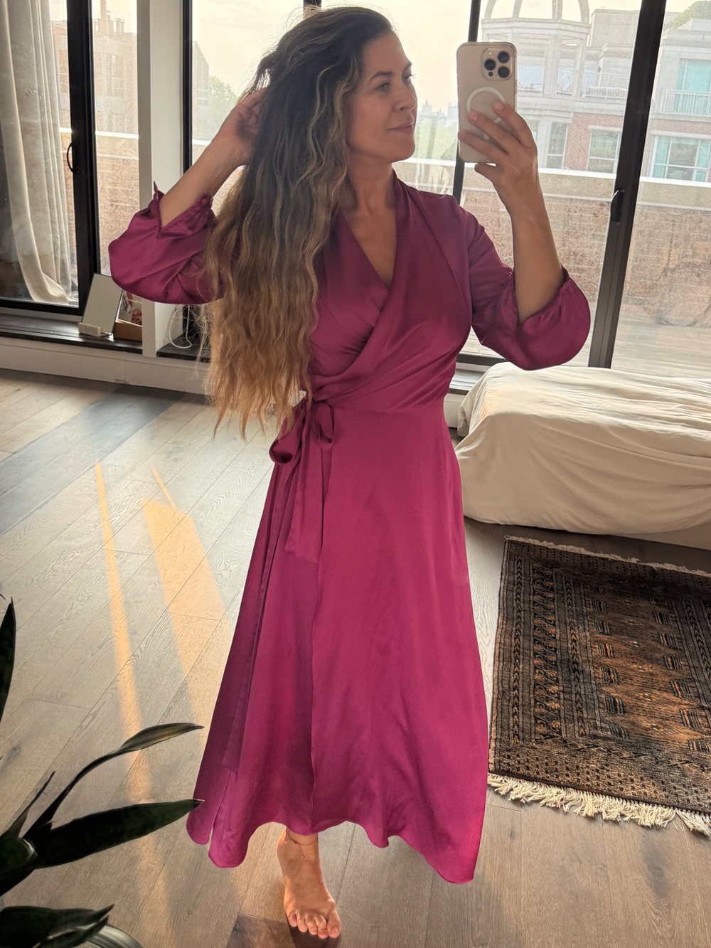 RVNG Cobalt Blue Wrap Dress